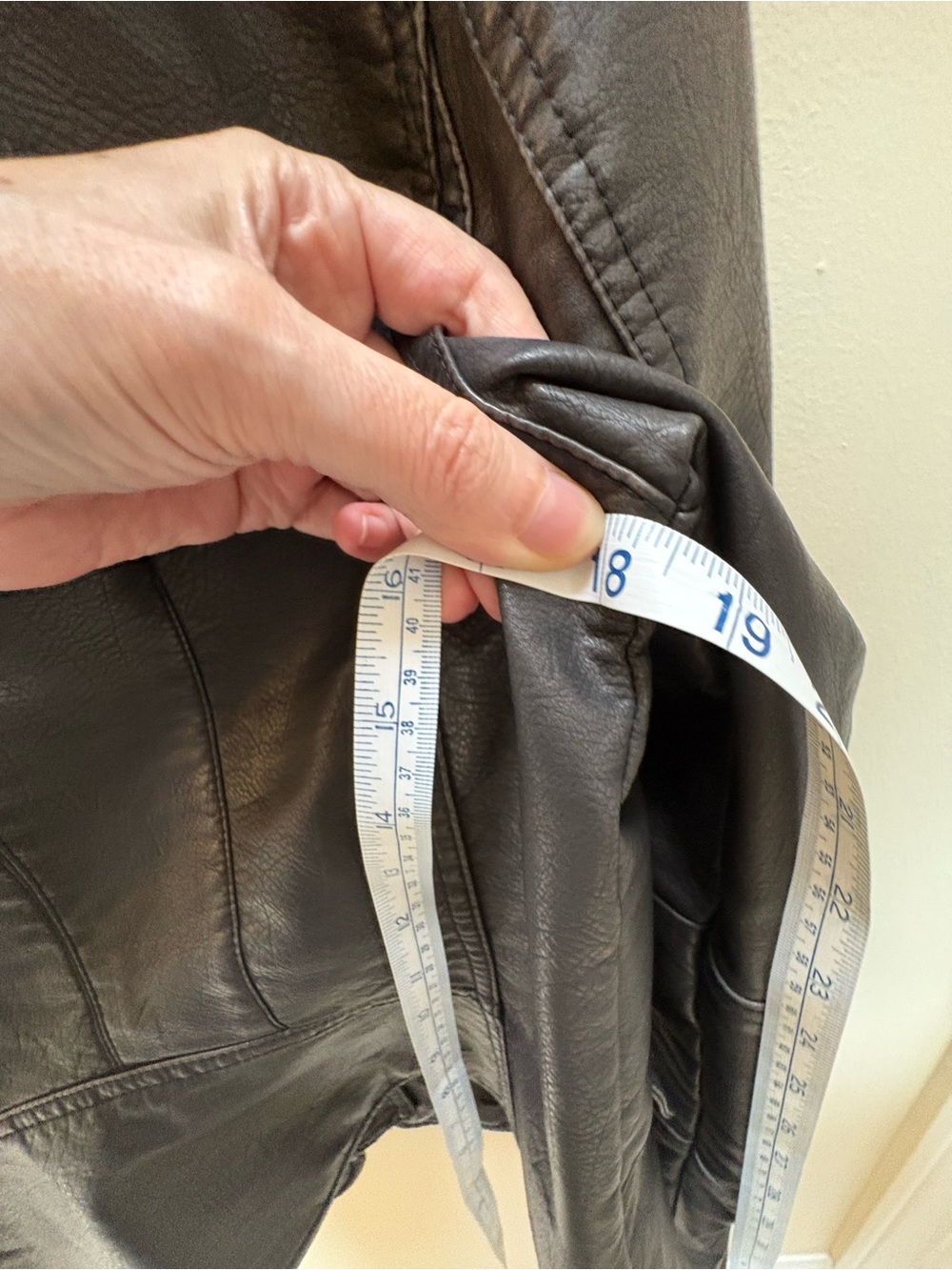 We The Free Espresso Brown Faux Leather Hooded Moto Jacket - Picture 9 of 10